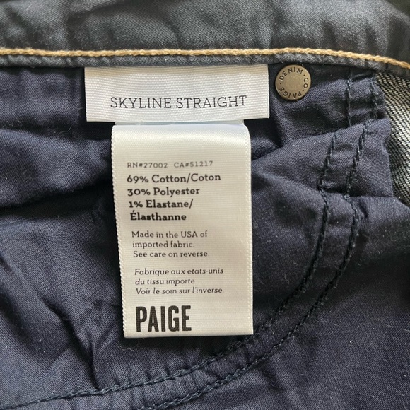 Paige Jeans, Skyline Straight, size 27 - Picture 5 of 5